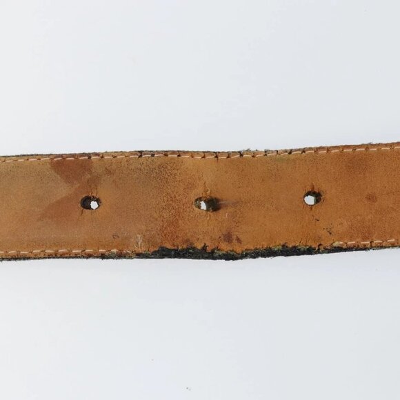 LOUIS VUITTON Monogram Denim Ceinture Belt 41.3"" Black M6972W LV Auth bs29692 - Picture 8 of 14